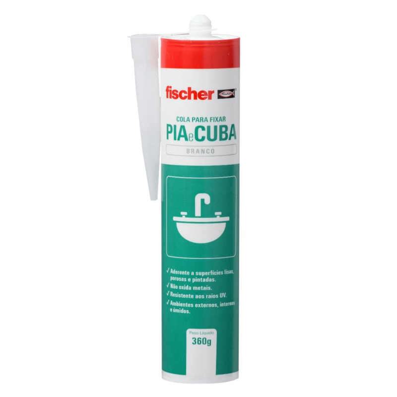 Fixa Pia E Cuba 360G Branco Fischer