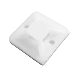 Fixador Adesivo 30x30x8,7mm Branco Com 50 G20