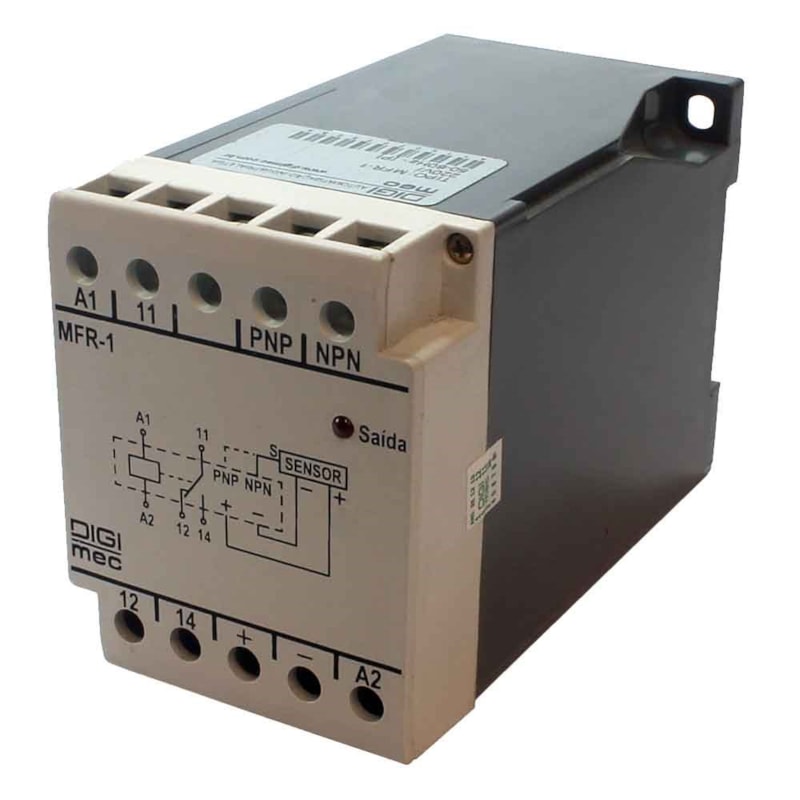 Fonte 220V Com Entrada Para Sensor PNP E NPN 1 Reversível DMF80101 Digimec