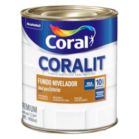 FUNDO SINTETICO NIVELADOR CORALIT BRANCO 900ML