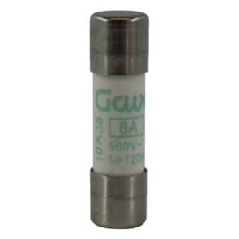 FUSIVEL CARTUCHO 10X38 AM 08A 500V *****