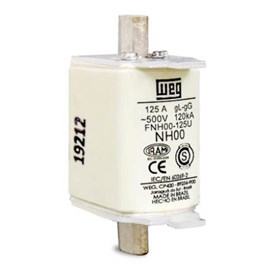 FusÍvel Nh00 Gl/Gg 125A FNH00-125u Retardado 10409889 WEG