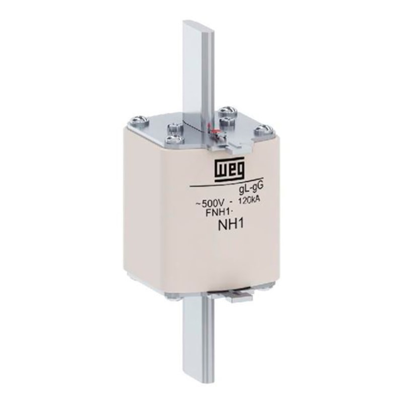 Fusível Nh1 Gl/Gg Com Retardo 200A Fnh1-200u 120KA 500VCA Weg