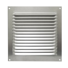 Grade de Ventilação Quadrada 190x190mm GRA-200 Alumínio Otam Grade de Ventilação Quadrada 190x190mm GRA-200 Alumínio Otam