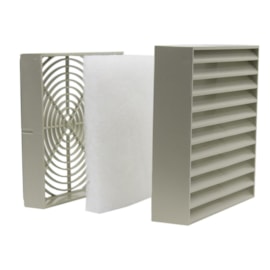 Grelha De Sobrepor Para Ventilador De Painel 120X120Mm Com Filtro IP54 Tasco