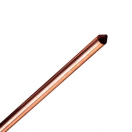 Haste de Aterramento Padrão Cobre 3/8" 1m Olivo Haste de Aterramento Padrão Cobre 3/8" 1m Olivo
