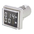 Horimetro Digital 3 Dígitos Id20H-W H/M 220/380Vca 22mm Metaltex