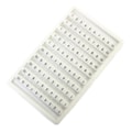 Identificador para Conector de Passagem 1-10 MLB 1-10 Cartela Com 100 unidades Metaltex