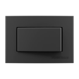 Interruptor Para Móveis Sleek 1 Tecla Simples Grafite Margirius