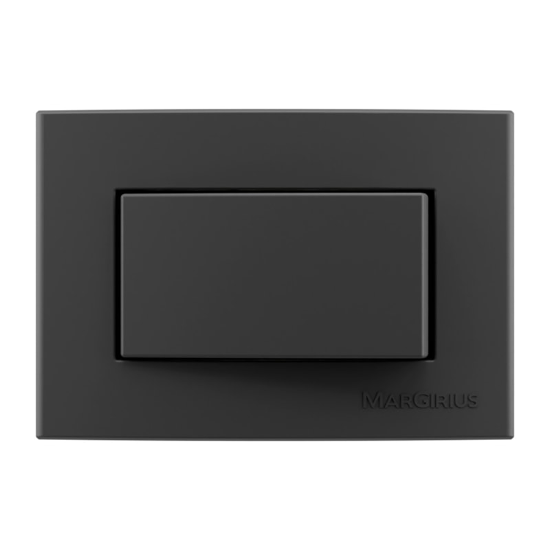 Interruptor Para Móveis Sleek 1 Tecla Simples Grafite Margirius