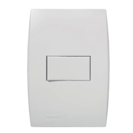 Interruptor Paralelo 10A 4X2 1 Tecla Branco Ilus Iriel Interruptor Paralelo 10A 4X2 1 Tecla Branco Ilus Iriel