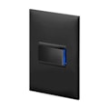 Interruptor Plus+ 1 Tecla Simples Preta Pial