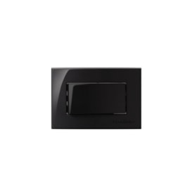 Interruptor Simples 10A 1 Tecla para Móvel Preto Ebony Margirius