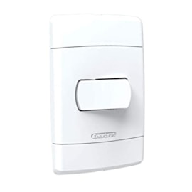 Interruptor Simples 10A 4X2 1 Tecla Branco Neo Sottile Enerbras Interruptor Simples 10A 4X2 1 Tecla Branco Neo Sottile Enerbras