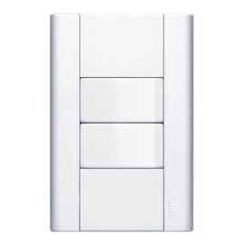 Interruptor Simples 16A 4X2 2 Teclas Branco Modulare Fame Interruptor Simples 16A 4X2 2 Teclas Branco Modulare Fame