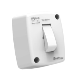 Interruptor Simples de Sobrepor 10A Enerbras Interruptor Simples de Sobrepor 10A Enerbras