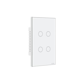 Interruptor Touch 4 Teclas Branco Wi-Fi 4X2 Smart Steck