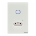 Interruptor Touch Smart 1 Tecla E Tomada Branco 10A 250V Tramontina