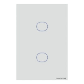 Interruptor Touch Smart 2 Teclas Branco Tramontina