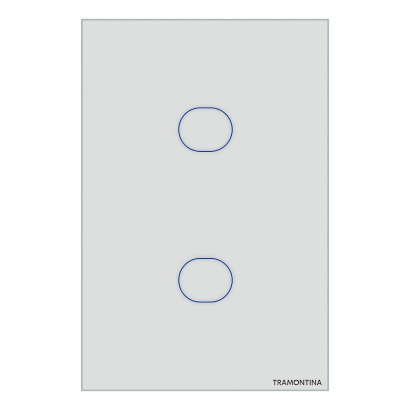 Interruptor Touch Smart 2 Teclas Branco Tramontina