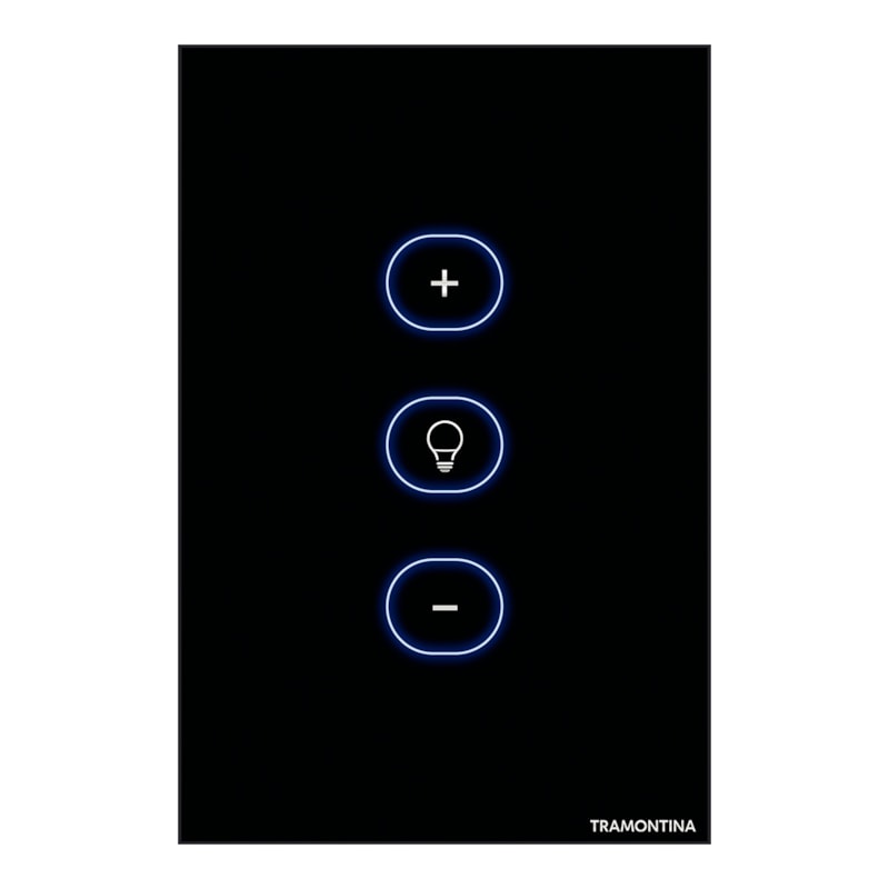 Interruptor Touch Smart Dimmer Preto Tramontina