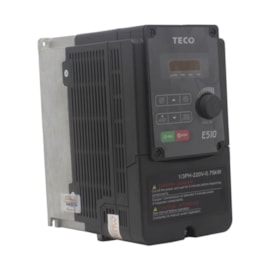 Inversor de Frequência Vetorial Monofásico/Trifásico E510-201-H 220V 1HP Metaltex Inversor de Frequência Vetorial Monofásico/Trifásico E510-201-H 220V 1HP Metaltex