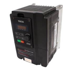 Inversor de Frequência Vetorial Trifásico E510-405-H3 380-480V 5HP Metaltex Inversor de Frequência Vetorial Trifásico E510-405-H3 380-480V 5HP Metaltex