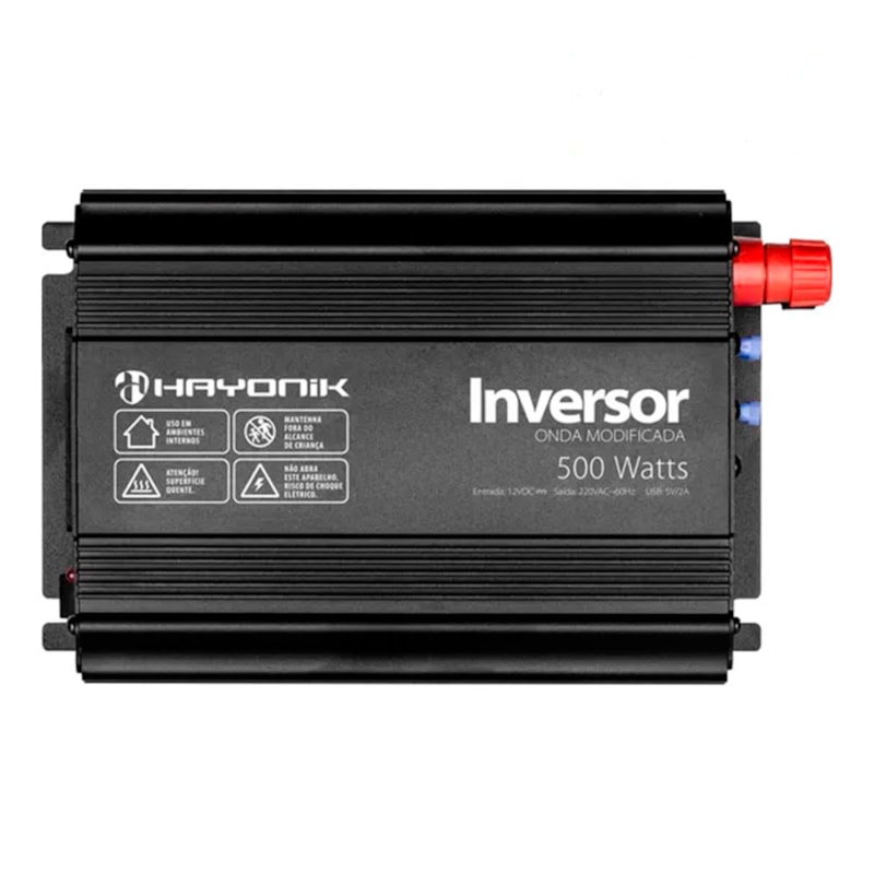 Inversor de Onda Modificada 1500W 12VDC/220V Hayonik