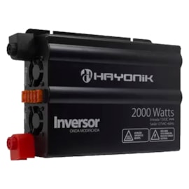 Inversor de Onda Modificada 2000W 12VDC/220V Hayonik Inversor de Onda Modificada 2000W 12VDC/220V Hayonik