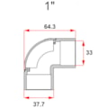 Joelho PVC Com Janela Branco 1 Inpol