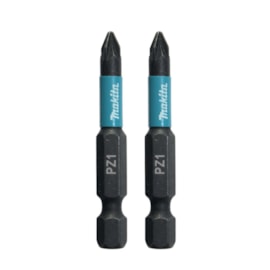 Jogo de Bits de Impacto 1/4" PZ1 com 2 Unidades Makita Jogo de Bits de Impacto 1/4" PZ1 com 2 Unidades Makita