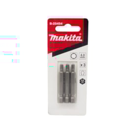 Jogo de Bits de Torção Hexagonal Encaixe 1/4" 4x50mm 3 Peças Makita Jogo de Bits de Torção Hexagonal Encaixe 1/4" 4x50mm 3 Peças Makita