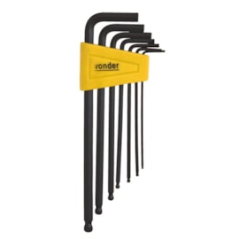 Jogo de Chave Allen 1,5 a 6mm 7 Peças Vonder Jogo de Chave Allen 1,5 a 6mm 7 Peças Vonder