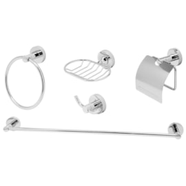 Kit de Acessórios para Banheiro Classic Plus Imperatriz Kit de Acessórios para Banheiro Classic Plus Imperatriz