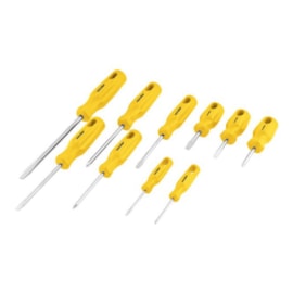 Kit de Chaves Fenda e Phillips 10 Peças Vonder Kit de Chaves Fenda e Phillips 10 Peças Vonder