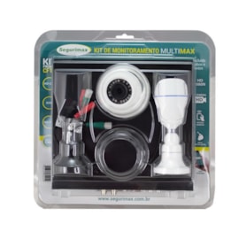 Kit de Monitoramento Multimax 4 Canais 2 Câmeras HD Segurimax Kit de Monitoramento Multimax 4 Canais 2 Câmeras HD Segurimax