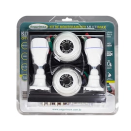 Kit de Monitoramento Multimax 4 Canais 4 Câmeras HD Segurimax Kit de Monitoramento Multimax 4 Canais 4 Câmeras HD Segurimax