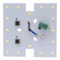 KIT PLACA LED 20W 3000K BRONZEARTE