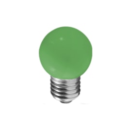 Lâmpada Bolinha Verde LED 1W Luz Verde Bivolt E27 Empalux Lâmpada Bolinha Verde LED 1W Luz Verde Bivolt E27 Empalux