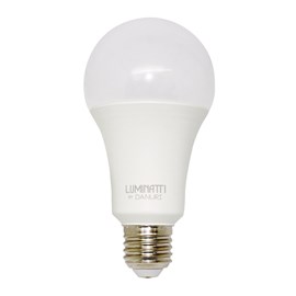 Lâmpada Bulbo LED 15W Luz Branco Quente Bivolt E27 Luminatti