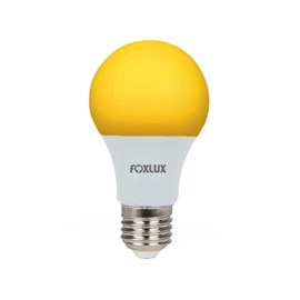 Lâmpada Bulbo LED 7W Luz Branco Quente Bivolt E27 Foxlux