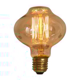 Lâmpada Filamento De Carbono L80 40W 2200K Ambar E27 110V Gmh