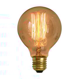 Lâmpada Filamento De Carbono Mini Balloon 40W 2200K Ambar Gmh