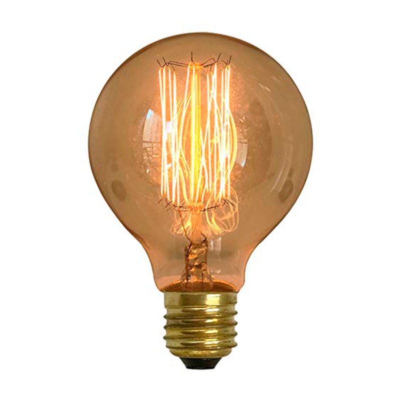 Lâmpada Filamento De Carbono Mini Balloon 40W 2200K Ambar Gmh