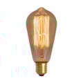 Lâmpada Filamento De Carbono Pera 40W 2200K Ambar St64 E27 Gmh