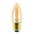 Lâmpada Filamento LED Vela Dimerizável Vintage Fosca 4.5W Luz Branco Quente 127v Ledvance