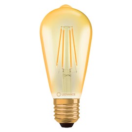 Produto Lâmpada Filamento Pera LED 4,5W Luz Branco Quente Bivolt E27 Ledvance