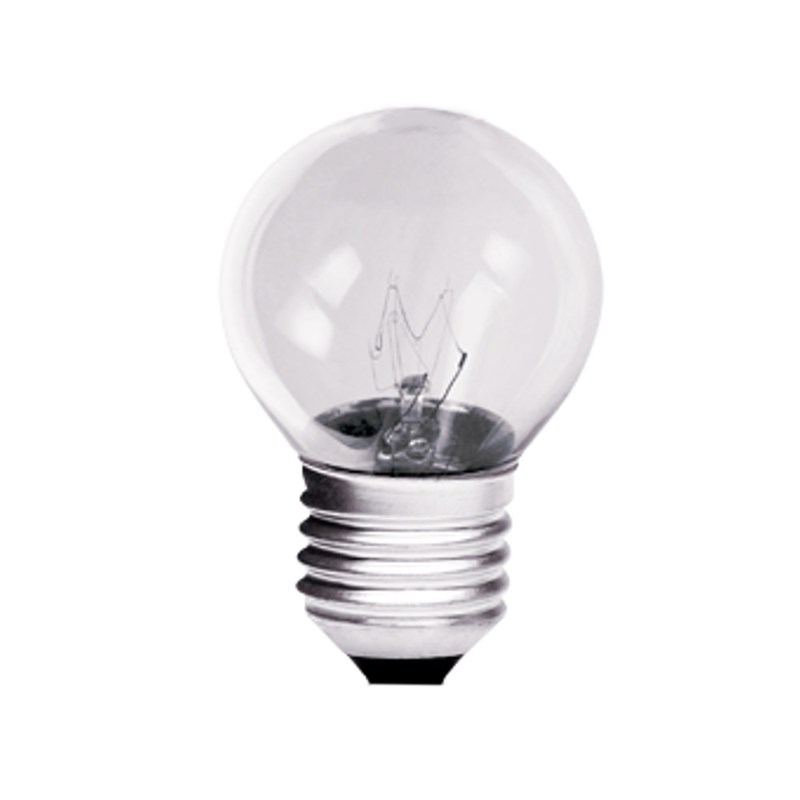 Lâmpada Incandescente Bolinha 15W para Fogão Geladeira Microondas Luz Branco Quente 127v E27Empalux