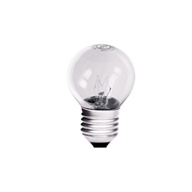 Lâmpada Incandescente Bolinha Transparente 15W Luz Branco Quente 127V E27 Empalux
