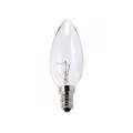Lâmpada Incandescente Vela Lisa Transparente 40W Luz Branco Quente 127V E14 Empalux
